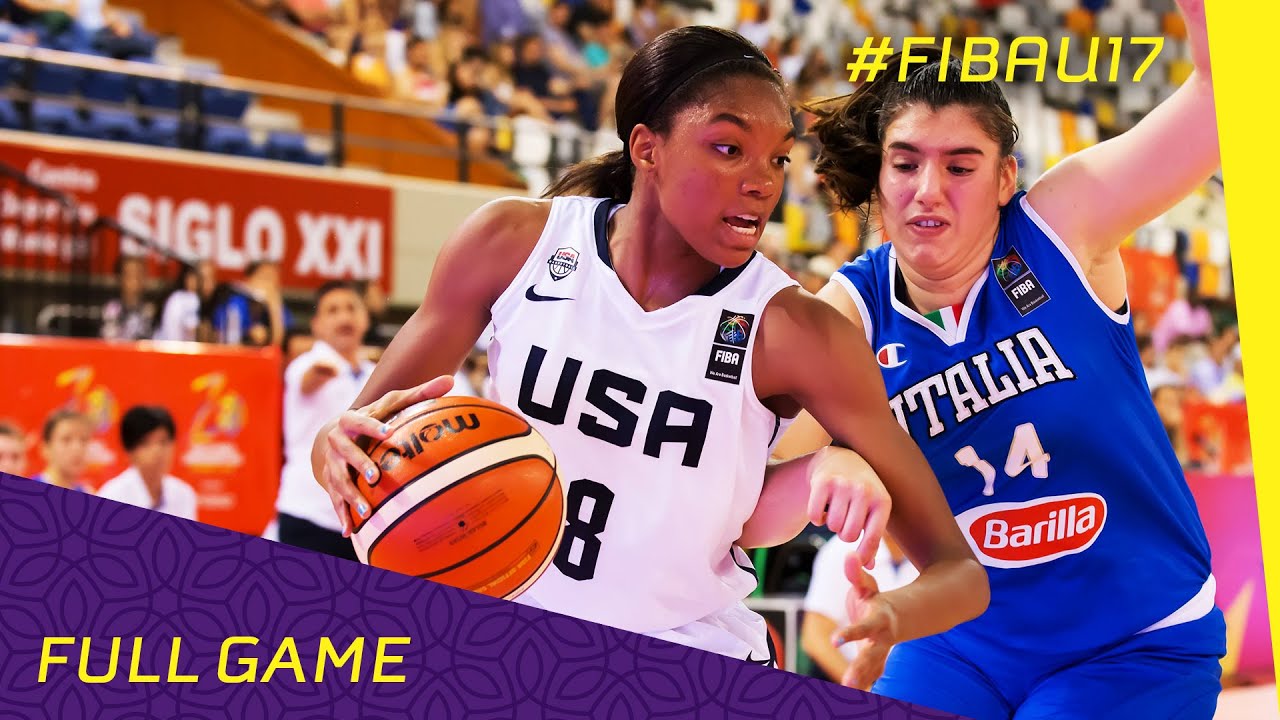 USA v Italy - Full Game - 2016 FIBA U17 Women's World Championship