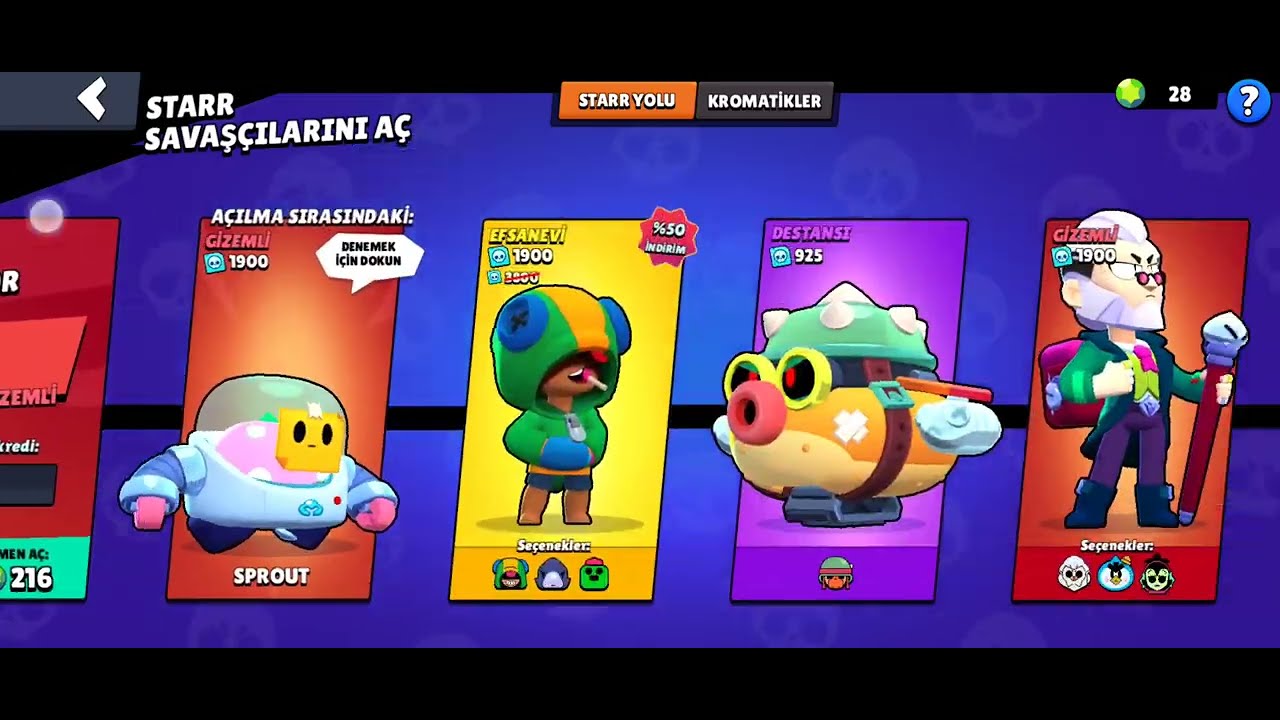 BRAWLS STARS YENİ SAVAŞÇILARIM İŞ BAŞINDA !!