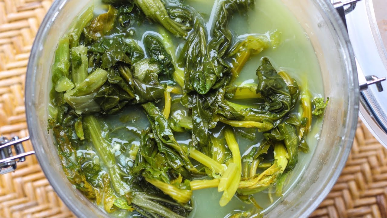 Hmong Zaub Qaub (Pickled Greens)