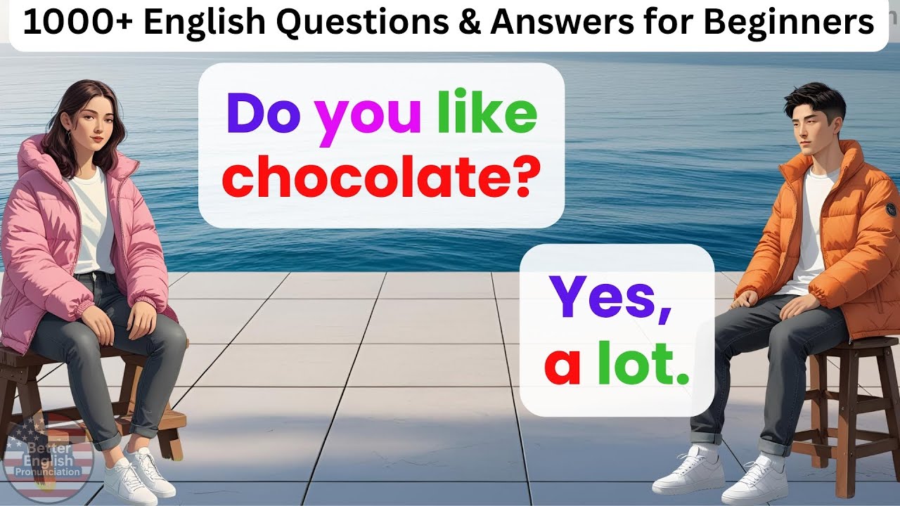 1000+ English Questions & Answers for Beginners | Learn English |Daily English Conversation Practice