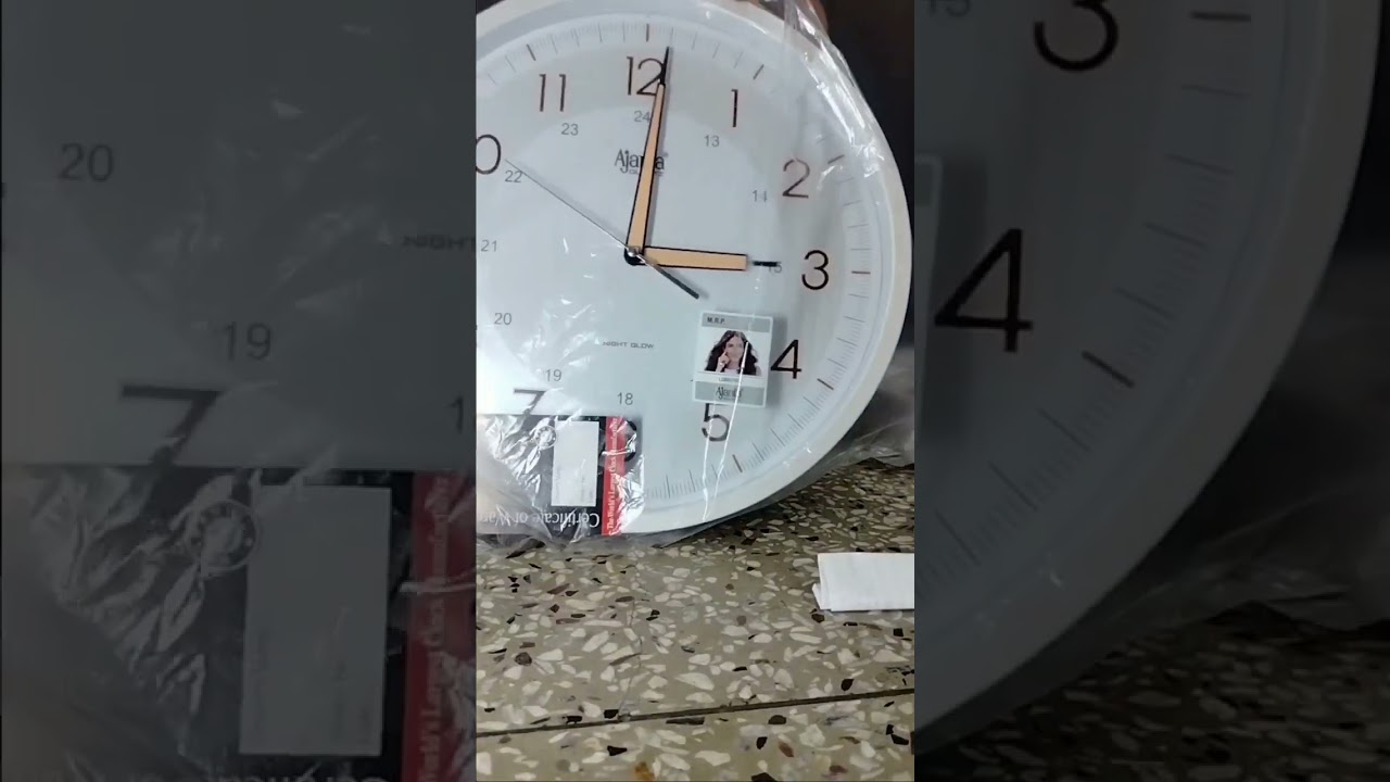 Ajanta Wall Clock with Radium NIGHT GLOW #unboxing