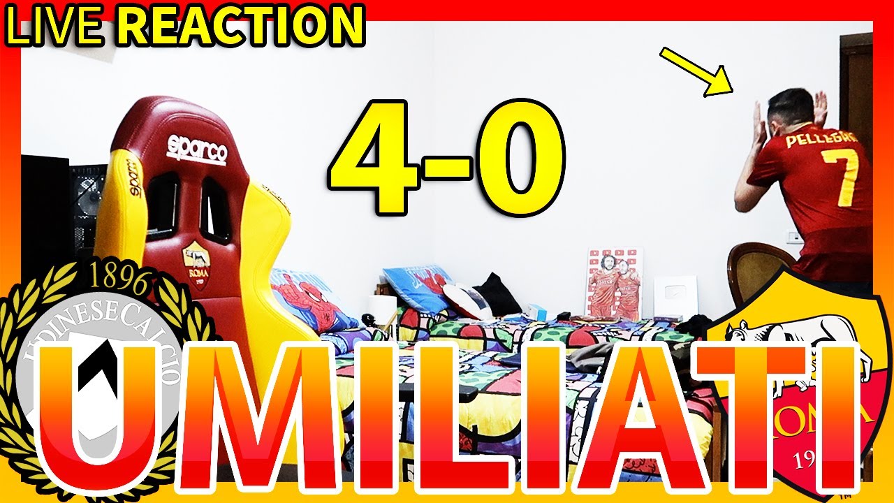 UMILIATI‼️ UDINESE-ROMA 4-0 [LIVE REACTION]