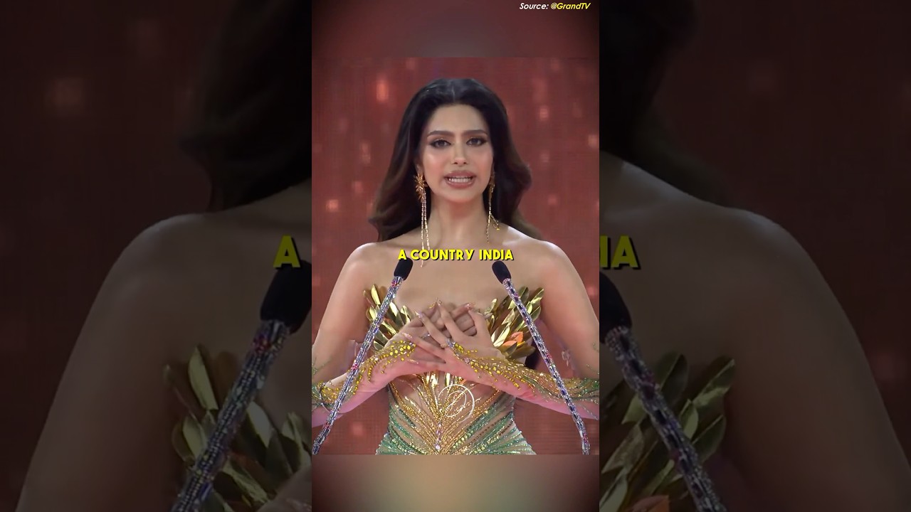 The Winning Speech of Rachel Gupta at Miss Grand International 2024✨🇮🇳