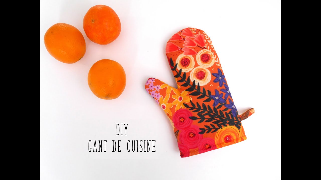 Coudre un gant de cuisine, tuto gant de cuisine