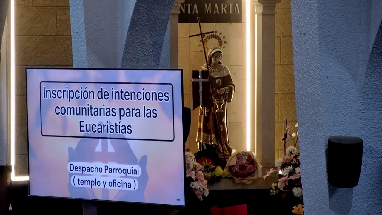 Martes 27 enero 2026, quinto de la novena. Eucaristía 5:30 pm