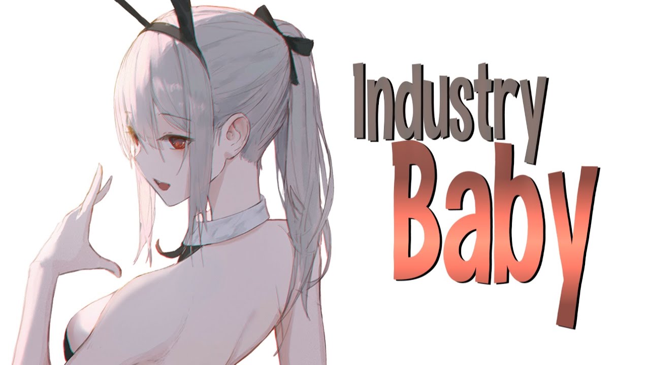 Nightcore - Industry Baby (rock version female // lyrics)