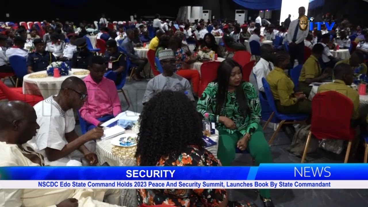 NSCDC Edo State Command Holds 2023 Peace And Security Summit, Launches Book By State Commandant