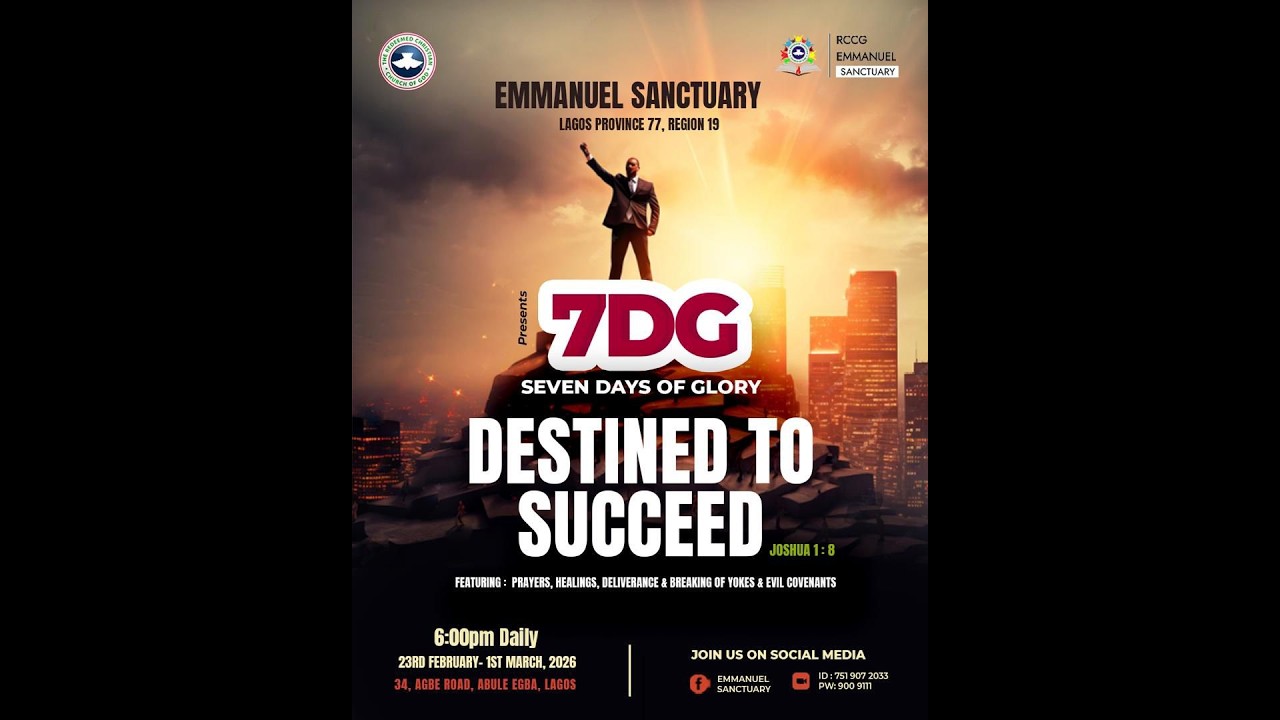 𝟕 𝐃𝐀𝐘𝐒 𝐎𝐅 𝐆𝐋𝐎𝐑𝐘 (𝐃𝐀𝐘 6) || 𝟐8𝐓𝐇 𝐎𝐅 𝐅𝐄𝐁𝐔𝐀𝐑𝐘 𝟐𝟎𝟐𝟔.