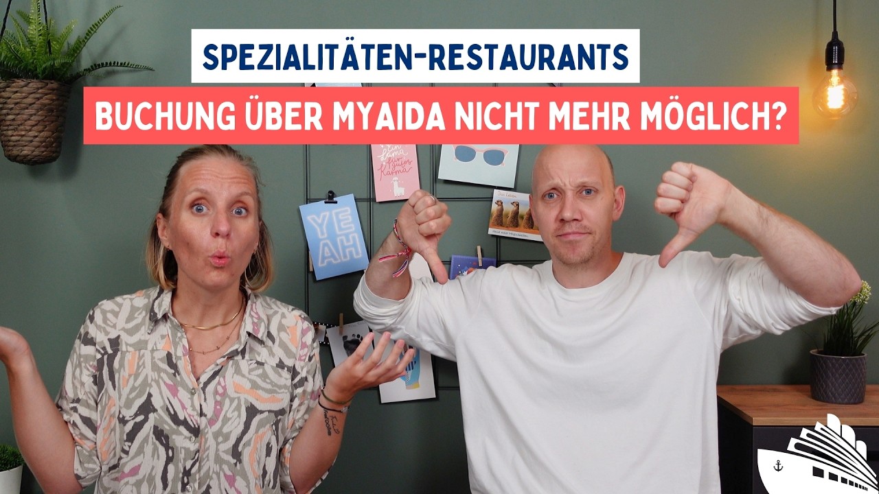 Restaurants reservieren myAIDA | Alles schon ausgebucht?😱 Was tun?