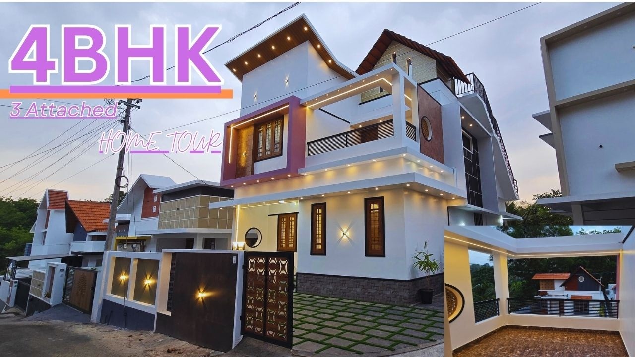 തിരുവനന്തപുരം മലയിൻകീഴ് അന്തിയൂർക്കോണം | 4cent 1660sqft 65lakhs (3attached)4bhk | New House for sale