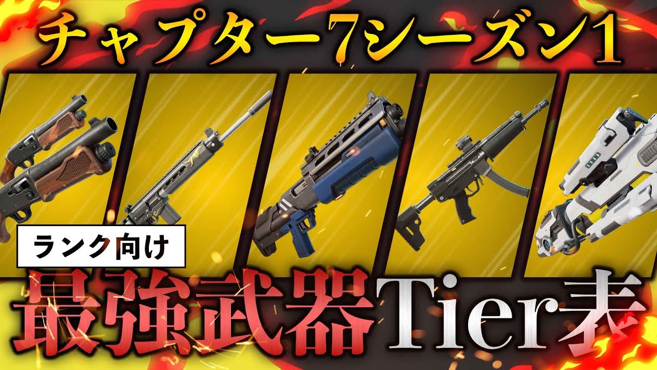 【フォトナ】チャプター7シーズン1最強武器ランキング！！