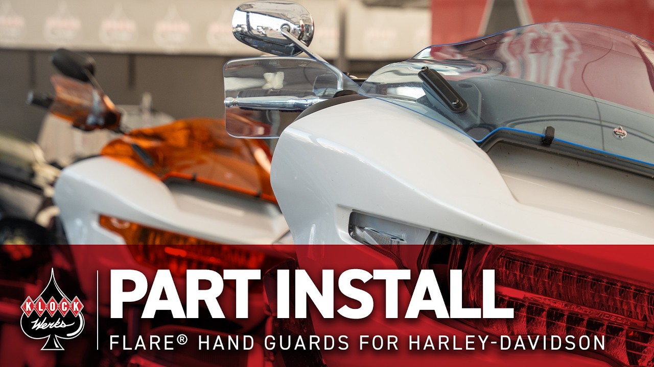 How to Install Klock Werks Flare® Hand Guards for Harley-Davidson® Motorcycles