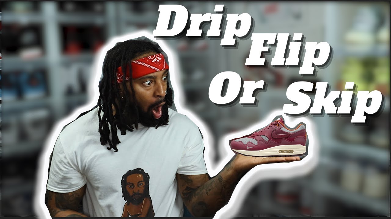 Nike x Patta Air Max 1 Night Maroon (Waves Rush Maroon) | Drip Flip Skip
