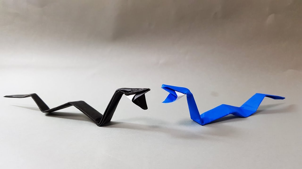 뱀 색종이접기 Snake Origami