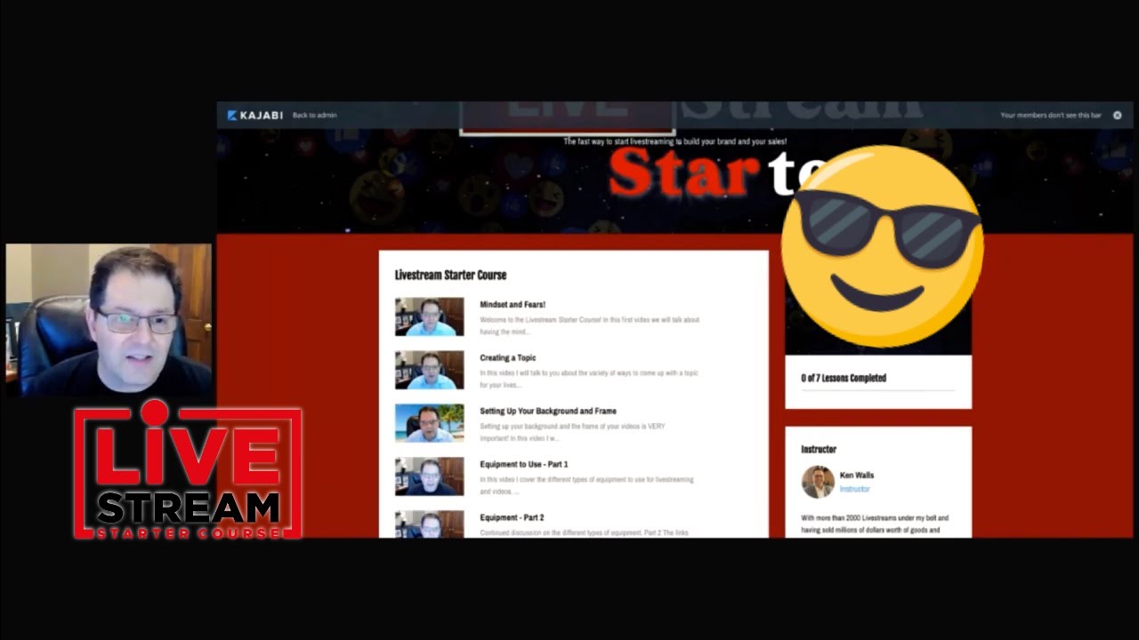 Livestream Starter Course Website Video 