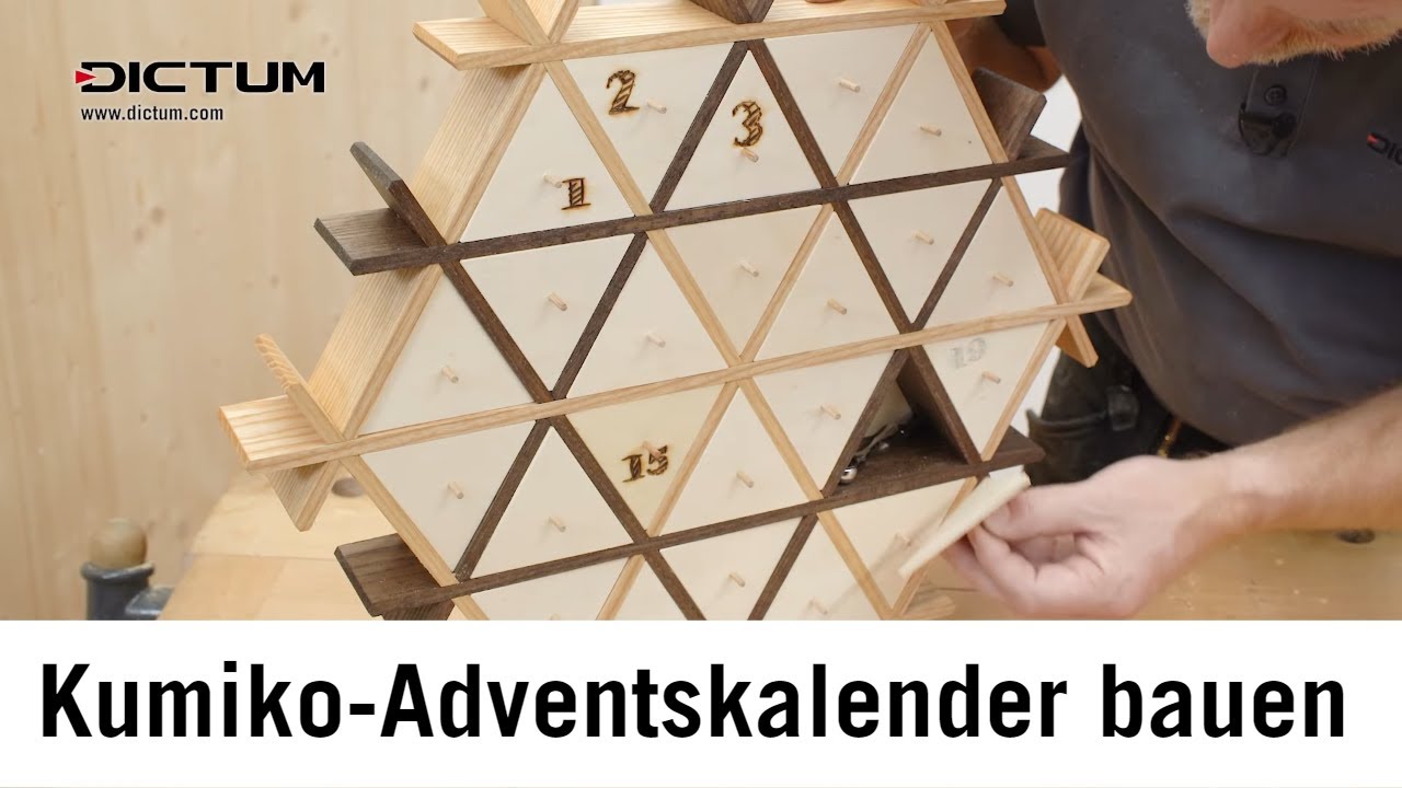 Kumiko-Adventskalender selbst bauen - von Hand oder mit Maschine