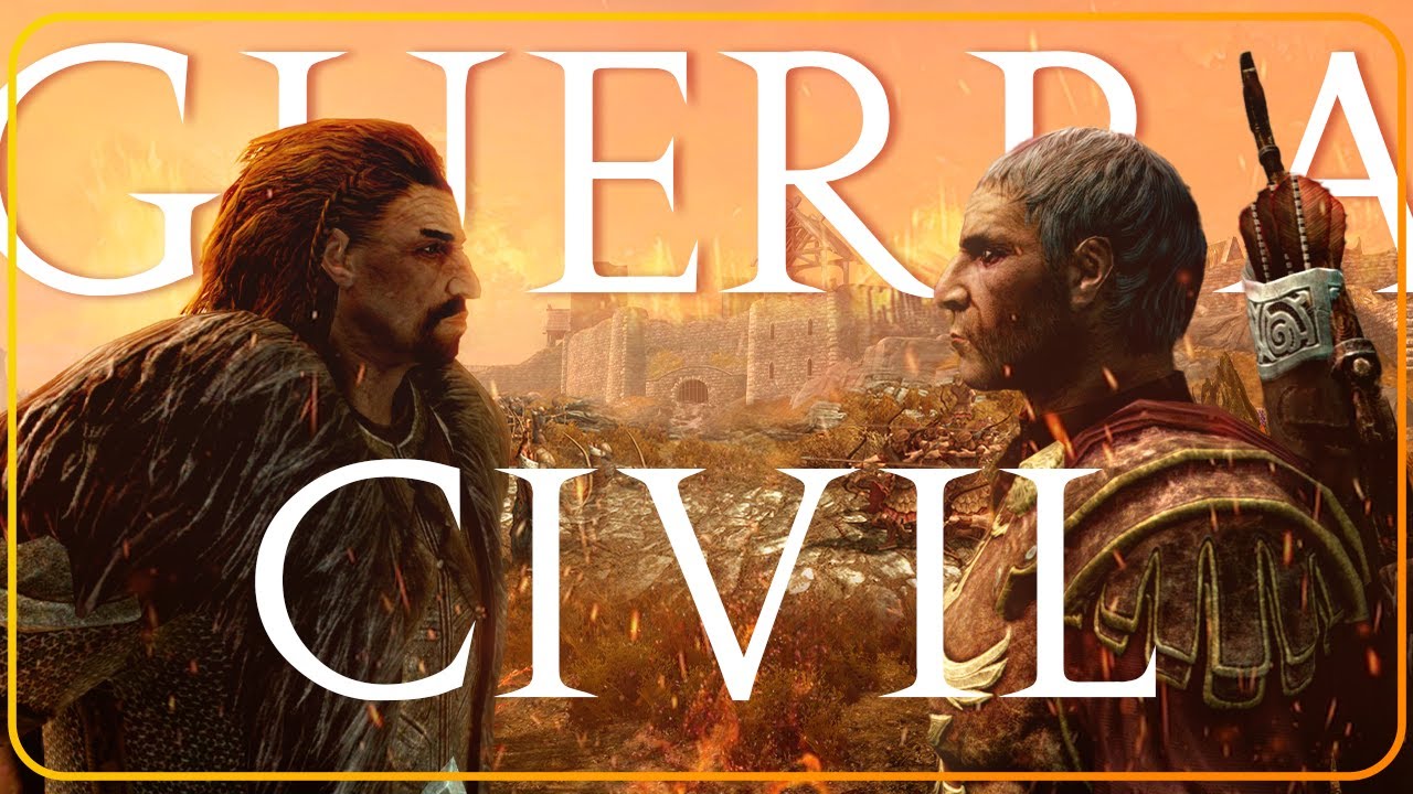 GUERRA CIVIL DE SKYRIM:  Quem Governará a Terra dos Dragões? | Elder Scroll Lore