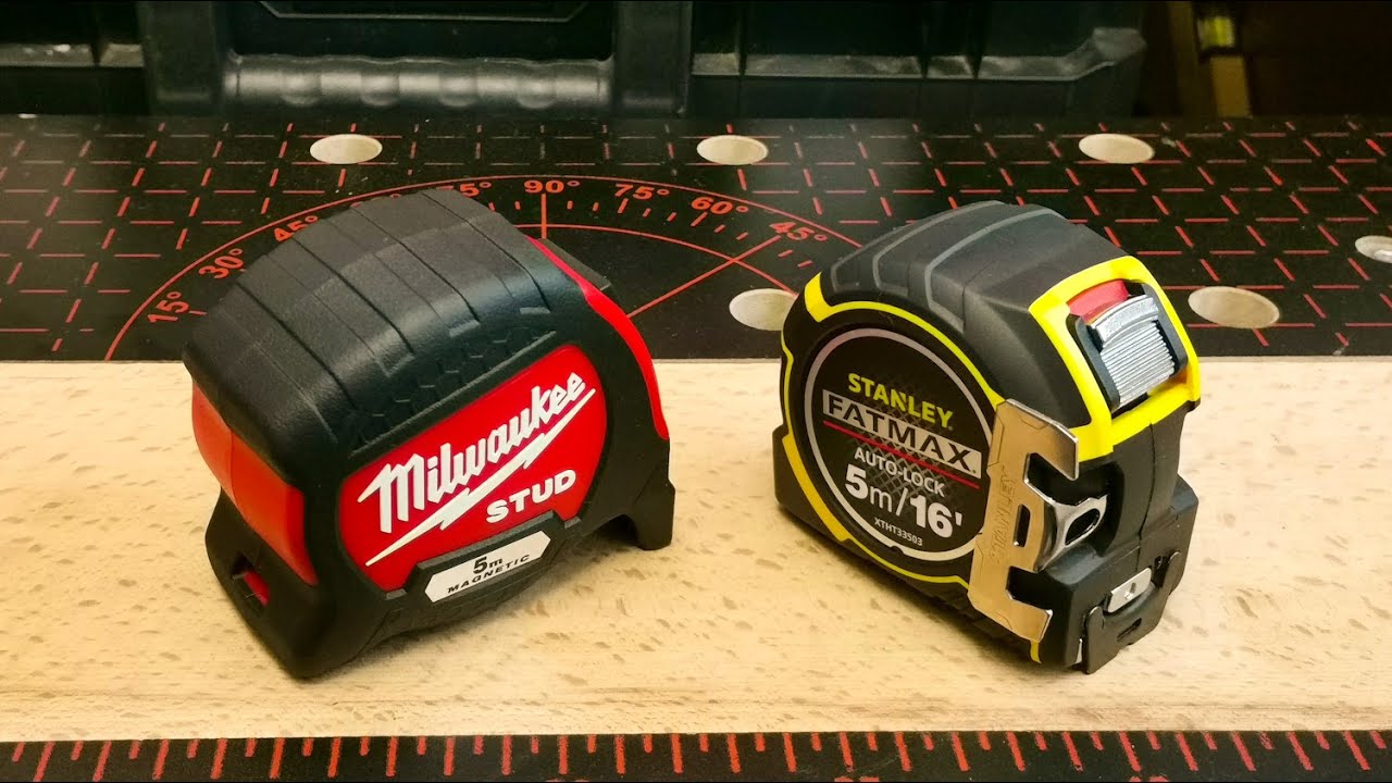 Stanley FatMax Auto-Lock și Milwaukee STUD, două rulete demne de luat în seamă.💪👌