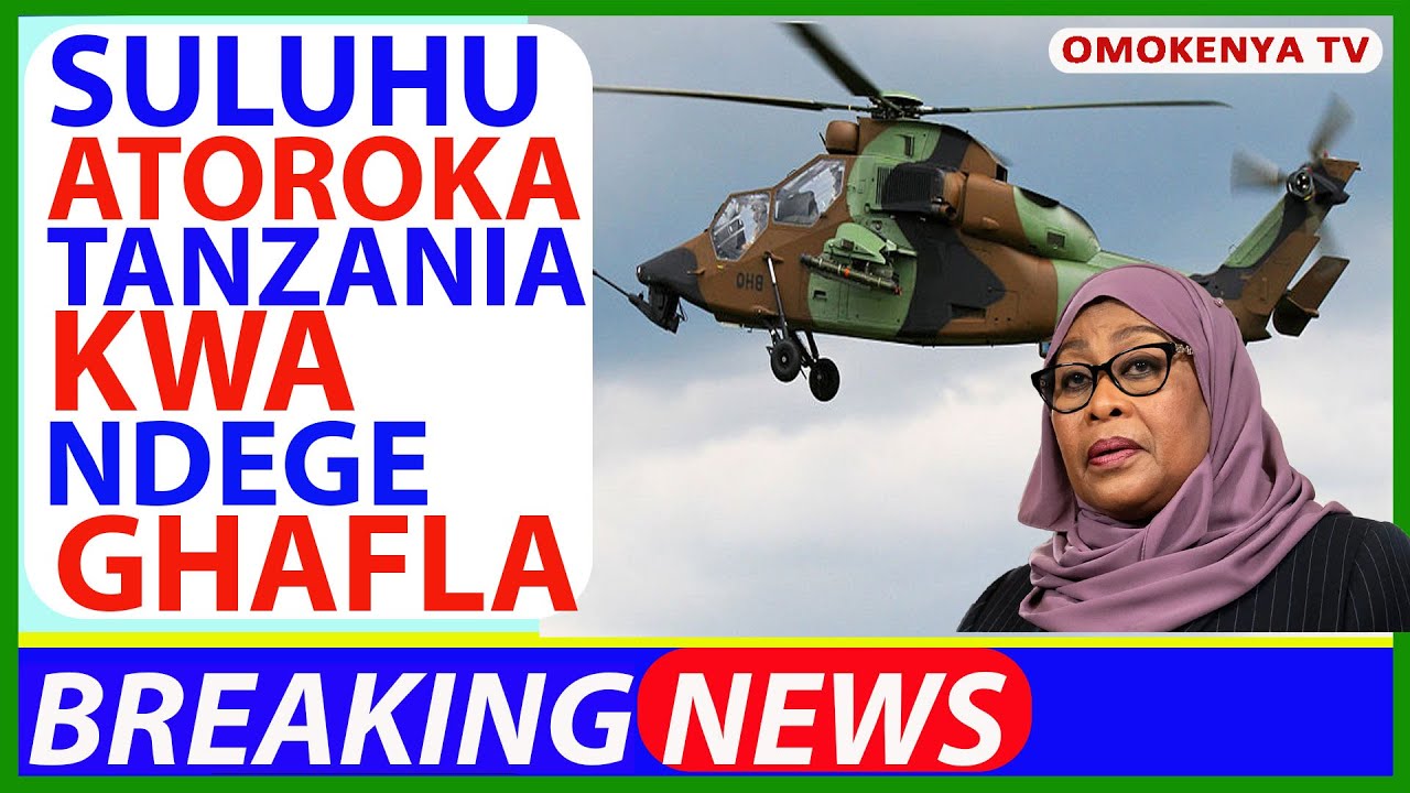 Breaking News : Rais Samia Aondoka Kwa Ndege Tanzania Ghafla