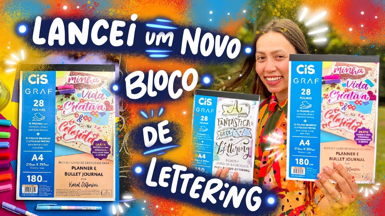LANCEI UM NOVO BLOCO DE LETTERING - @LOJATIPODELA | KAROL STEFANINI