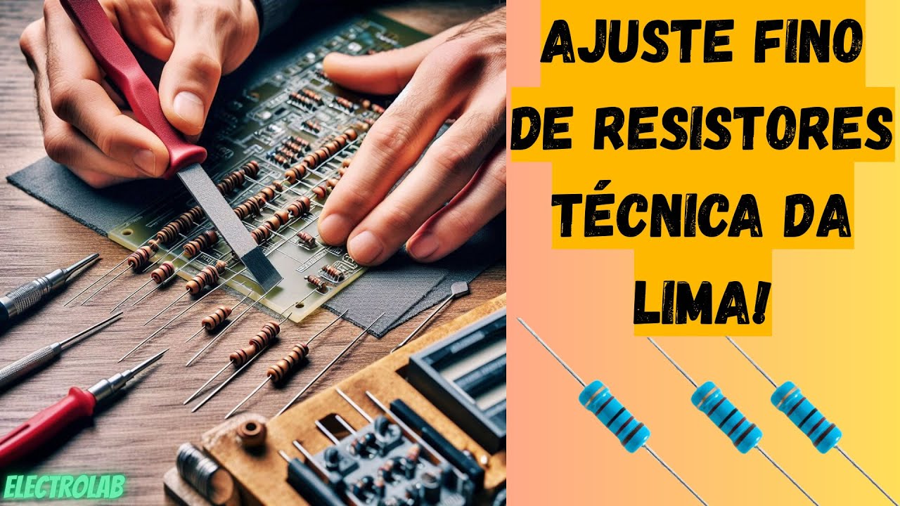 Transforme Resistores Comuns em Resistores de Alta Precisão (Técnica com Lima!)