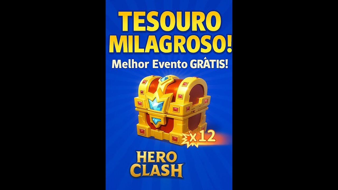 TESOURO MILAGROSO! 💎 Melhor Evento Grátis do Hero Clash!