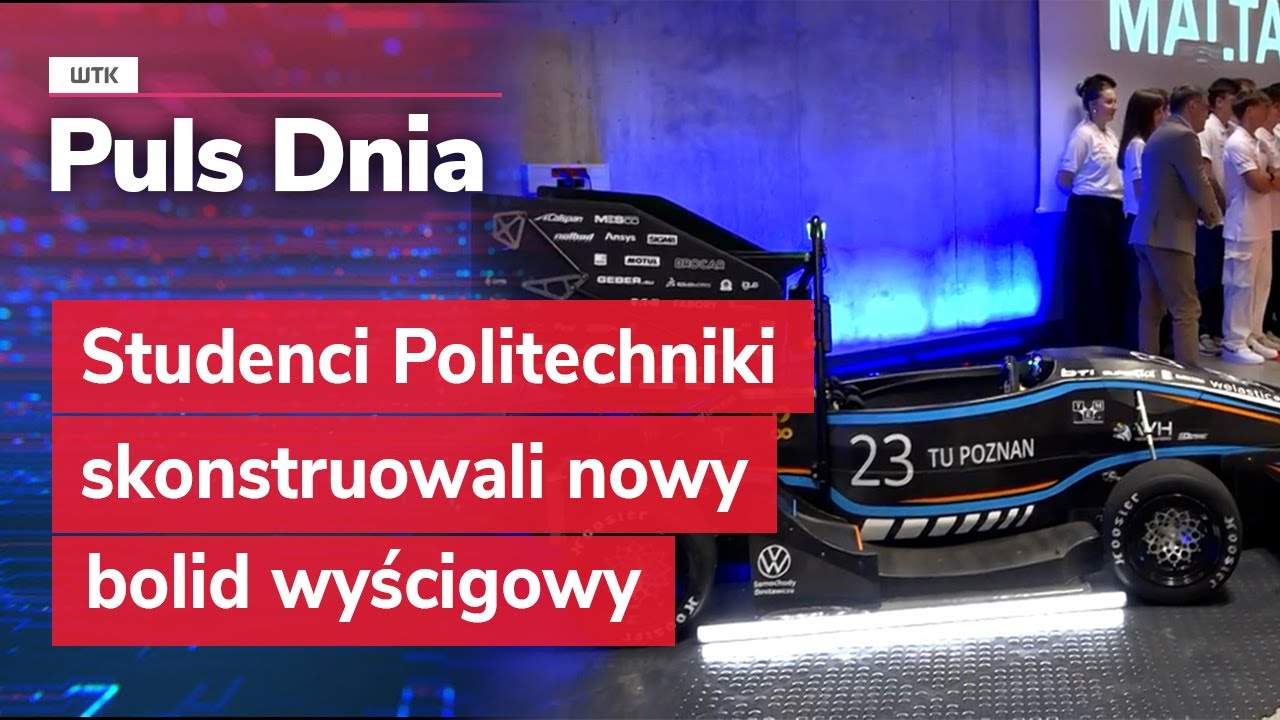 Studenci Politechniki Poznańskiej Prezentują Nowy Bolid Wyścigowy! 🏎️💨
