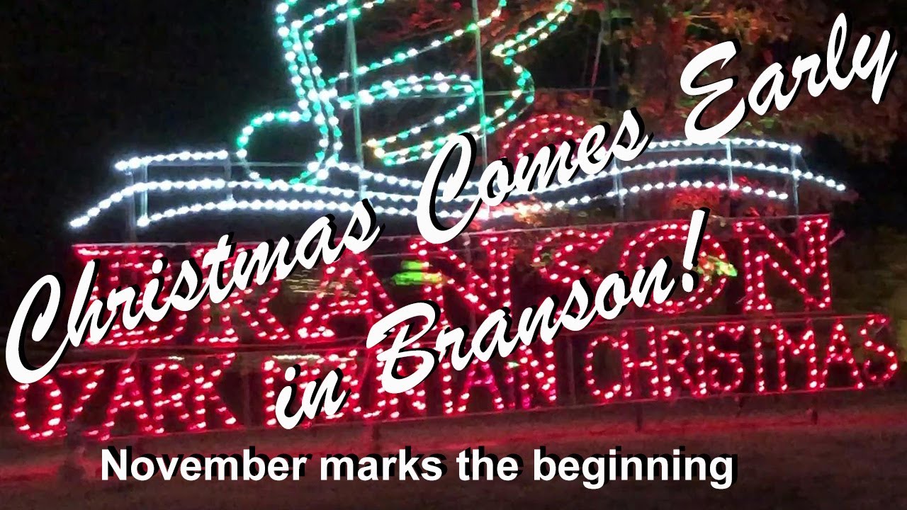 Branson Missouri Strip at Christmas