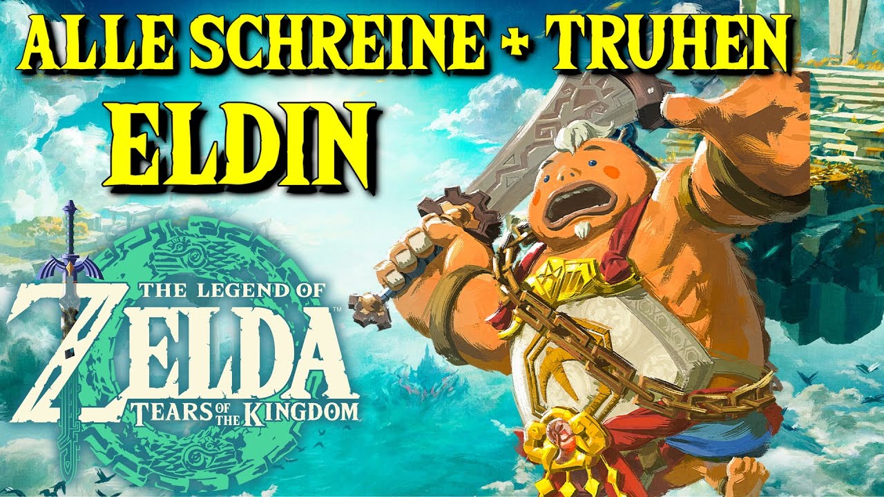 Zelda Tears of the Kingdom alle Schreine + Truhen [ Gebiet Eldin ] Tutorial auf  Deutsch ⚔️