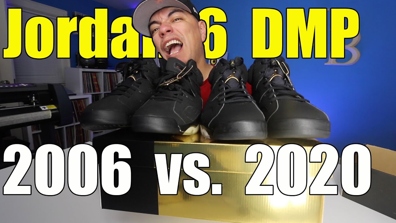 JORDAN 6 DMP 2020 vs JORDAN 6 2006 Unboxing Review & on feet!!