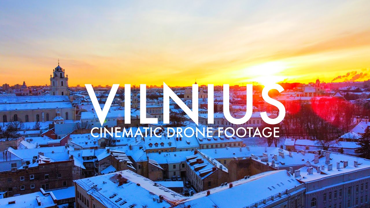 Vilnius, Lithuania I Cinematic Drone Footage