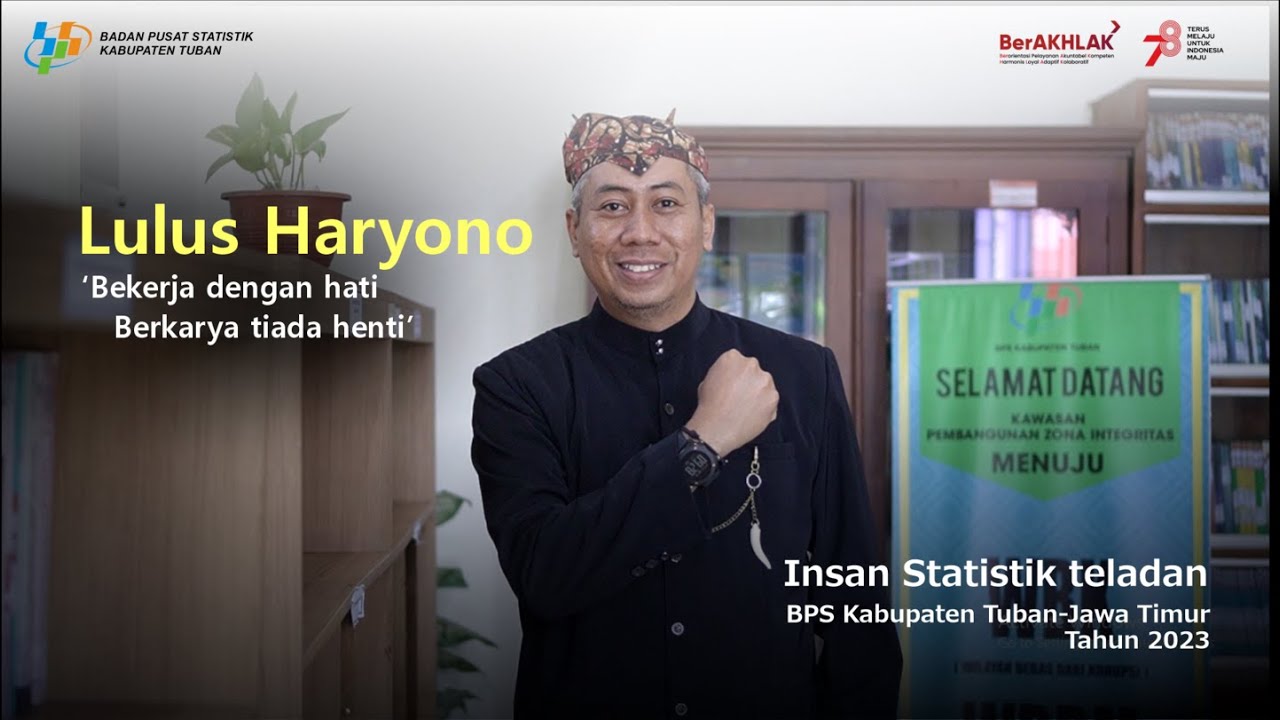 Insan Statistik Teladan 2023-BPS Kabupaten Tuban [Lulus Haryono]