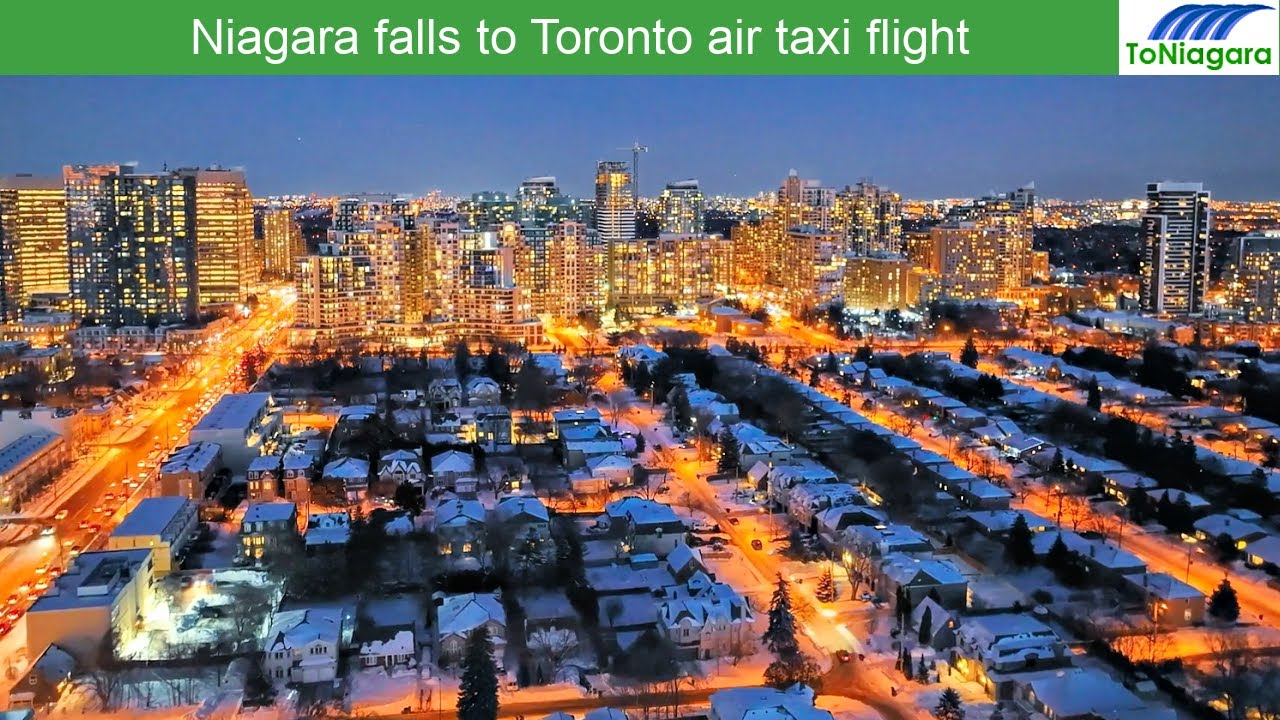 Niagara Falls to Toronto Air Taxi Flight |ToNiagara