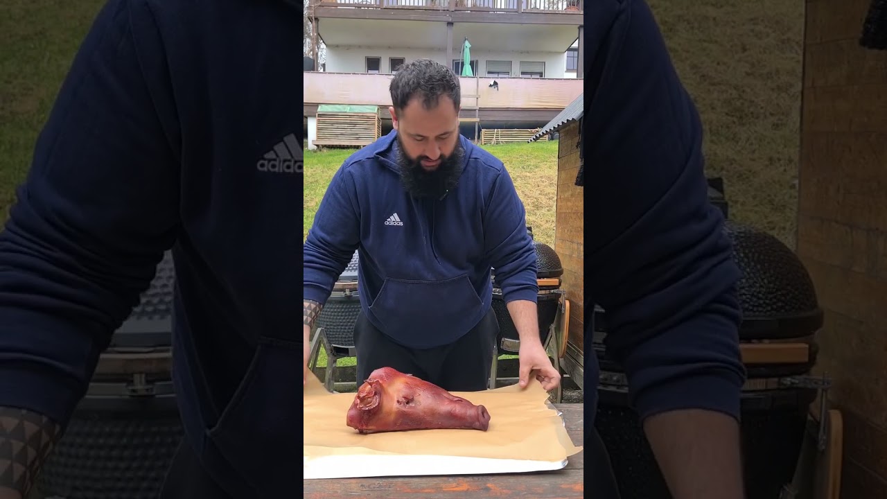 Cap de porc la smoker sau la cuptor!!!