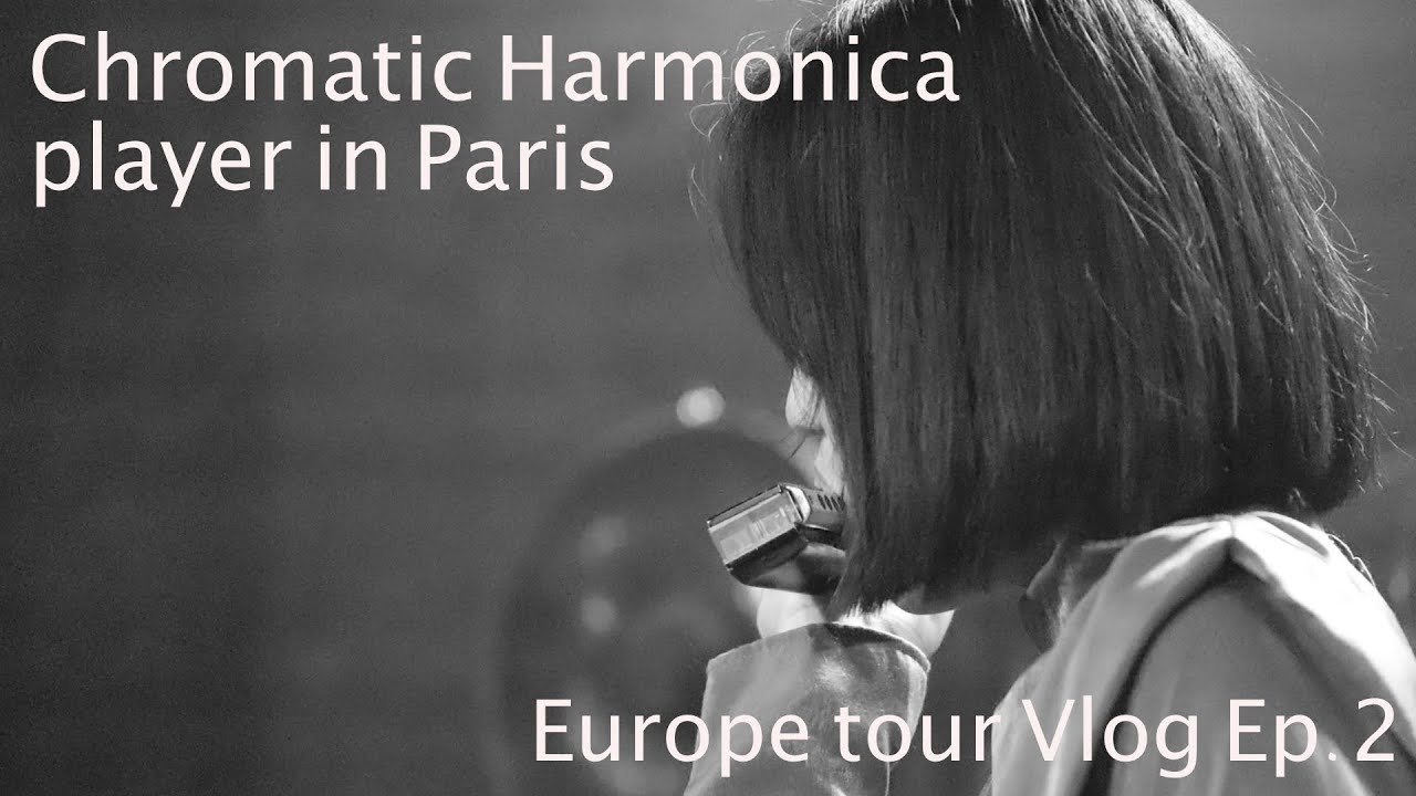 🇫🇷Jazz Chromatic Harmonica player from Paris/Europe Tour Vlog2 파리 뮤지션 국제부부 콘서트브이로그