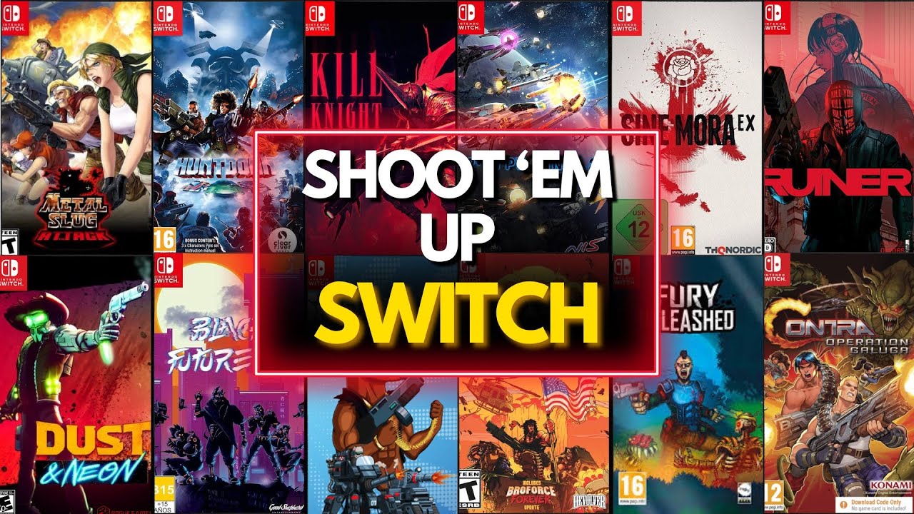 TOP 50 BEST SHOOT 'EM UP GAMES ON SWITCH (2025)