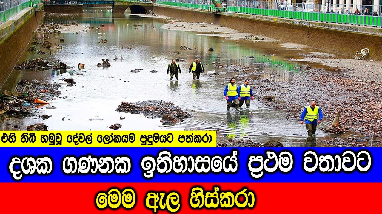 දශක ගණනකට ඉතිහාසයේ ප්‍රථම වතාවට හිස්කරපු ඇලෙන් හමුවූ දේවල්.