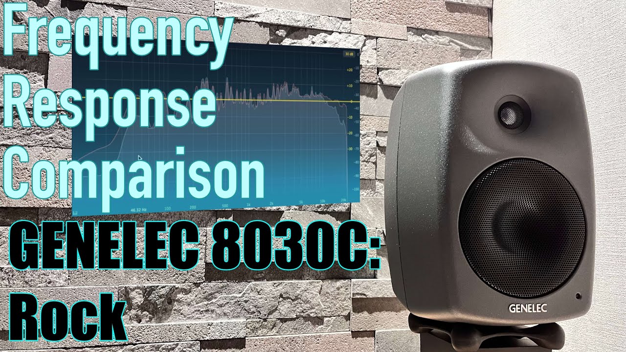 GENELEC 8030C Frequency Response Comparison: Rock