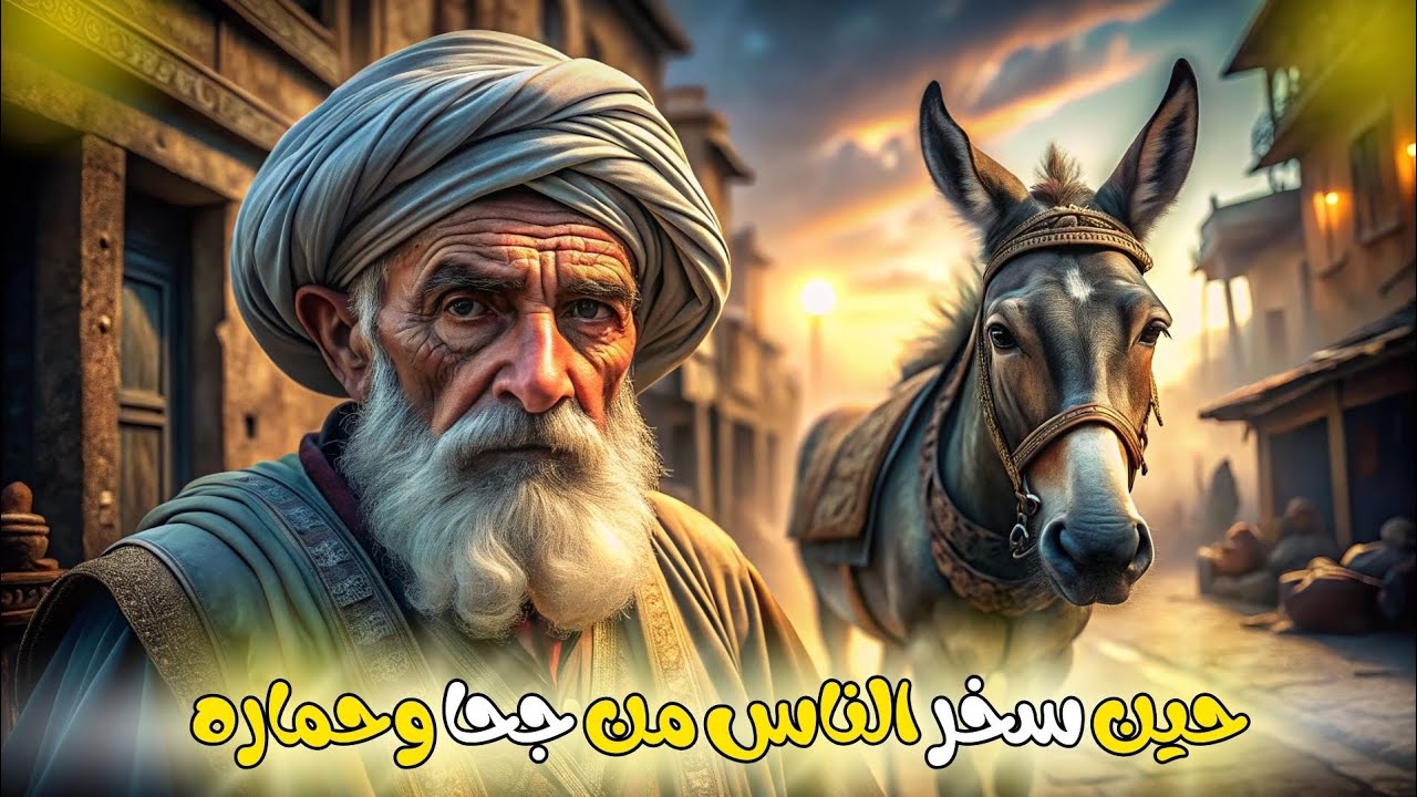 حين سخر الناس من جحا وحماره… لم يعلموا أن النهاية ستجعلهم يندمون