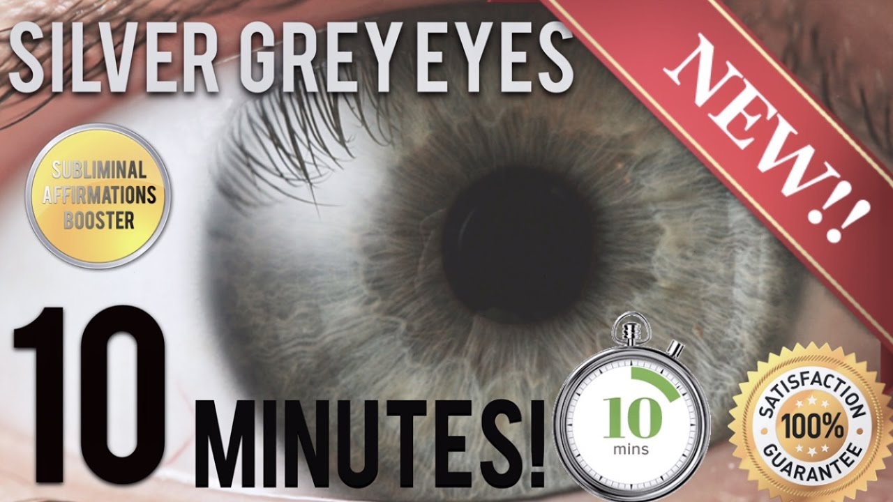 🎧 GET STUNNING SILVER GREY EYES IN 10 MINUTES! SUBLIMINAL AFFIRMATIONS BOOSTER! REAL RESULTS DAILY!