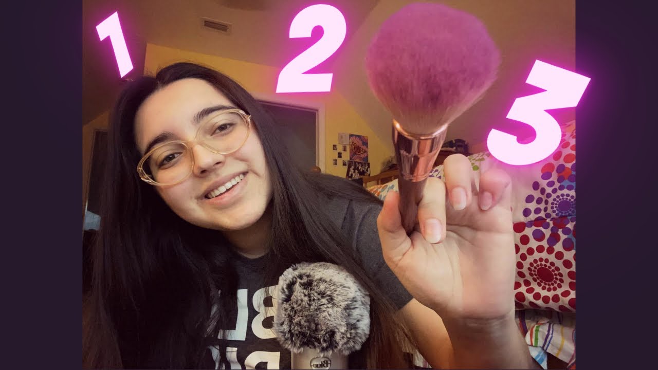 Counting You To Sleep 💤 | Bilingual ASMR | Face Brushing