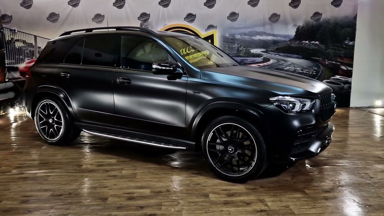 Mercedes GLE 53 AMG mrożenie lakieru folią matową PPF