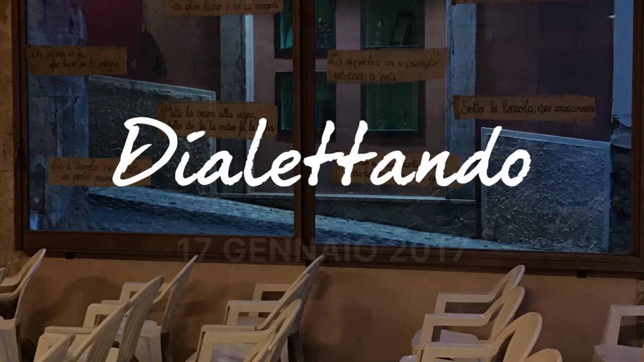 DIALETTANDO 17 Gennaio 2017