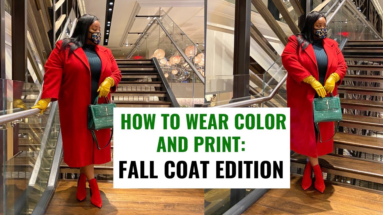 How to Wear Color and Print: Fall Coat Try-On Video