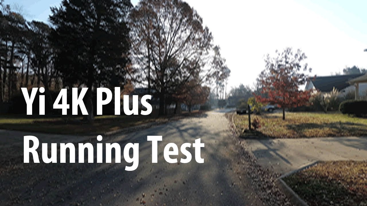 Yi 4k Plus & Gimbal - Running Test