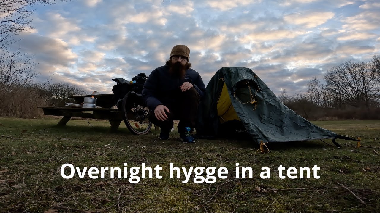 |Hygge, locally bike packing in tent | Seaside | morning coffee brew|