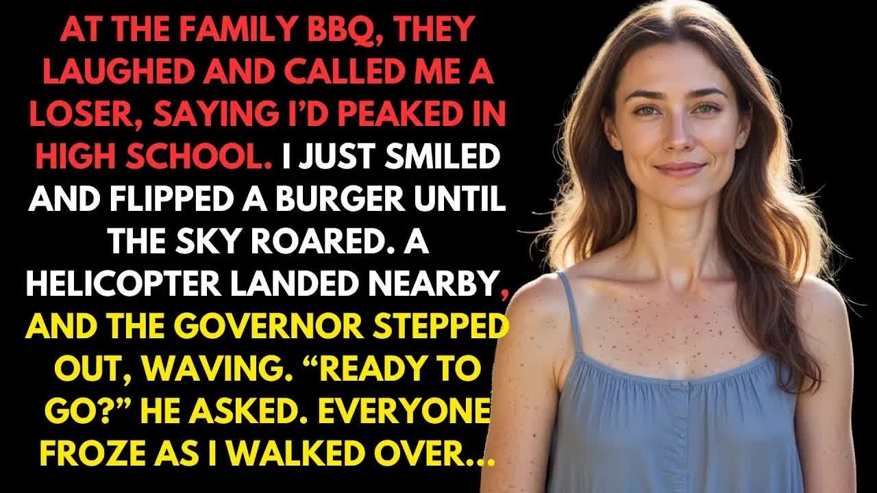 At Family BBQ, They Called Me A Loser—Then The Governor's Helicopter Landed To Pick Me Up