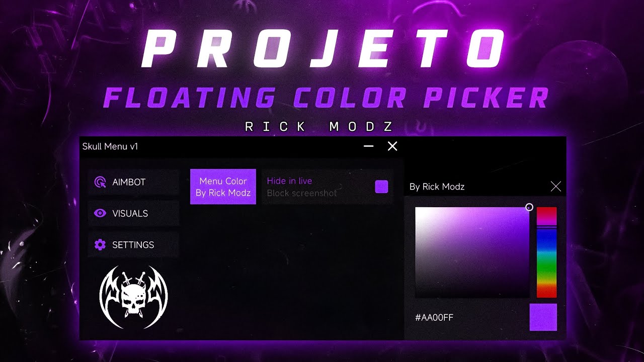 PROJETO FLOATING COLOR PICKER - #sketchware