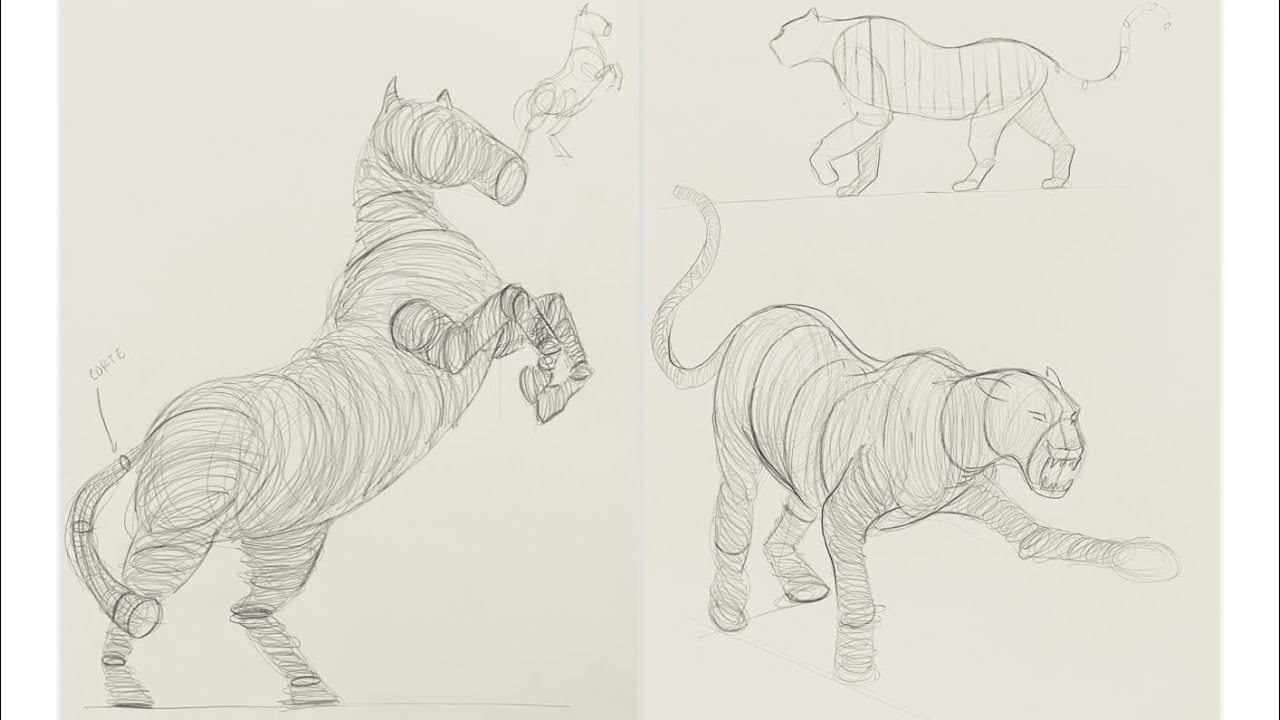 Línea de volumen. Dibujo Analítico