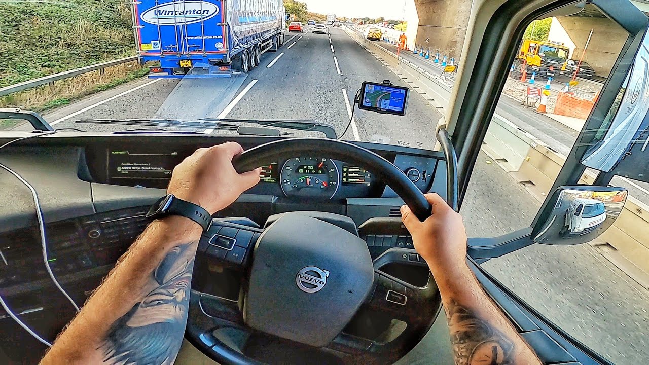 POV Driving VOLVO FH 500  M6  WIGAN